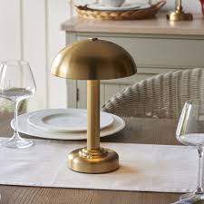 Pymore - Rechargeable Brass Dome Table Light - Lightbox