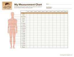 pin by gabriela cruz on diet body measurement chart