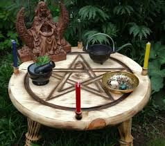 Wooden Altar Wiccan Altar Witches Altar Pagan Altar
