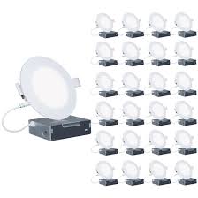 I'm not sure what it was even screwed into, i'm assuming a joist. Infibrite 4 Inch 9w 750 Lm Ultra Slim Led Ceiling Light With Junction Box Flush Mount