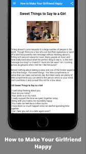 Let him know you trust him. How To Make Your Girlfriend Happy For Android Apk Download