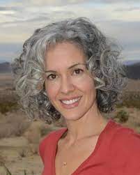 Sara Davis Eisenman Gorgeous Grey Curly Hair Hair Styles Curly Hair Styles