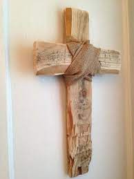 Tied Cross Cross Wall Art Crosses Decor Cross Crafts