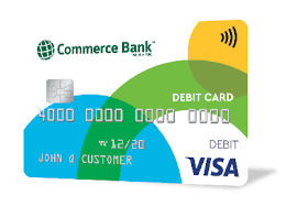 Card valid for up to 6 months. Visa Debit Card Commerce Bank