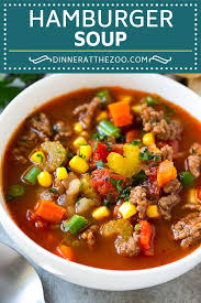 Need to get dinner on the table fast? Hamburger Soup Dinner At The Zoo
