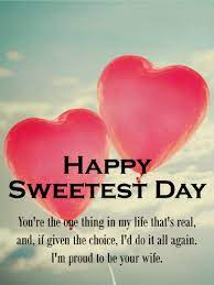 Two Heart Balloons Happy Sweetest Day Card Birthday Greeting Cards By Davia Happy Sweetest Day Holiday Desserts Thanksgiving Sweetest Day