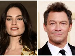 Dominic West says Lily James kiss scandal 'informed' his performance in The  Crown