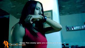 FightingDream.com | Alison and Samy secret agents double spy destruction