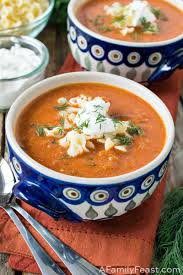 I've made this many times before, but i have never used sour cream or dry onion soup mix. Polish Tomato Soup A Family Feast