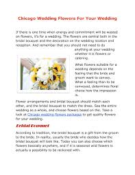 You can browse single bouquets, boutonnieres or other items, through the wedding shop page here. Calameo Find The Cheap Wedding Flowers In Chicago