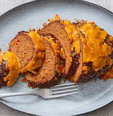 Bbq Cheddar Meatloaf Savory Recipe Meatloaf Food Processor Recipes Cooking Recipes