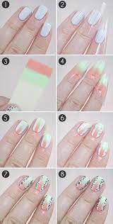 Pour arriver à faire un nail art. 6 Tutos Nail Art Extras Et Faciles A Realiser Tutoriels De Nail Art Ongles Facile La Mode Des Ongles