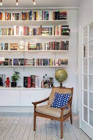 A cute idea for your comics, stationary and showpieces, it's easy. 95 Awesome Diy Bookshelves Storage Style Ideas Bookshelves Diy Home Library Design Home Decor