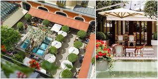 Le restaurant il carpaccio a une étoile au guide michelin. Jardin Secret La Nouvelle Terrasse D Ete Ephemere Du Royal Monceau Paris Secret