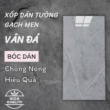 Tấm xốp dán tường giả gạch men pvc 30x60 có sẵn keo