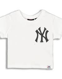 majestic athletic infant new york yankees remic tee white