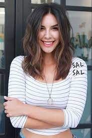 mid length wavy hair length lange bob frisuren frisur dicke haare einfache frisuren mittellang