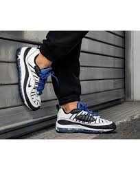 Nike Air Max 98 Black Oil Grey Vast Grey Metallic Silver Enjoy Discount Sneakers Nike Air Max Sneakers Sneakers Nike