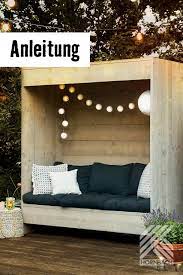 Die baufurniersperrholzplatten werden üblicherweise als unterkonstruktion beim bau von holzhäusern verwendet und haben dementsprechend keine perfekten oberflächen. Strandkorb Selber Bauen Selber Bauen Garten Garten Sitzplatz Im Garten