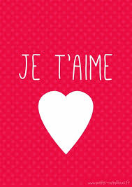 Carte De Saint Valentin A Imprimer Gratuit Je T Aime Coeur Par Petits Canaillous Fr Free Printable Carte Saint Valentin Saint Valentin