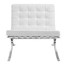 Fast delivery to sydney, melbourne, brisbane, adelaide & australia wide. Barcelona Chair White Premium Leather Shipped Within 24 Hours Furnwise