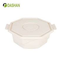 Large 2500ml Disposable Octagonal Corn Starch Lunch Box - Da ...