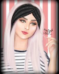 رسمتي ال fatomglam رئيكم منشنولها حتى تشوفه رسامين رسمتي girls cartoon art sarra art girl cartoon