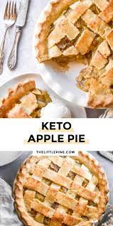 Low Carb Apple Pie Easy Keto Recipe Apple Recipes Dessert Recipes Easy Sugar Free Recipes Desserts