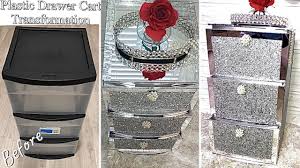 Shop for small storage drawers online at target. Diy Glam Nightstand From Plastic Cart Home Improvement Diy Home Decorating Ideas Youtube