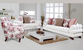 Searchi club chair slipcover stretch spandex removable floral printed armchair covers, sofa cover furniture protector home decor for li. As Koltuk Home Decor For Sale White And Floral Modern Sofa Set