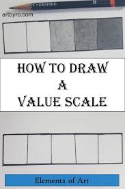 How To Draw A Value Scale Easy Art Lessons Value In Art Scale Art