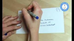 Im beigefügten dokument sieht man durch das fenster nur den. Briefe Richtig Beschriften Wo Kommt Was Hin Brief Briefmarken Empfanger