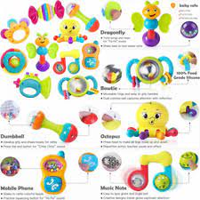 Iplay Ilearn 10pcs Baby Rattles Teether Toy Ac10dx001 For Sale Online Ebay