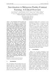 Sarawak chief minister adenan satem dies. Pdf Servitization In Malaysian Poultry Contract Farming A Critical Overview Nazim Baluch And Ahmad Shabudin Academia Edu