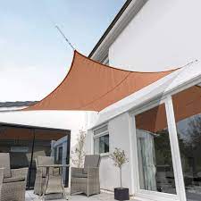 You can easily use it to provide shade over a patio, pergola, backyard, courtyard, and much more. Kookaburra Waterproof Garden Sun Shade Sail Canopy In Terracotta 98 Uv Block 5 4m Square Amazon Co Uk Garden Outdoors