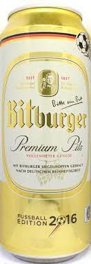 Bitburger bier fußball fan force kunststoff wand deko ø ca. Bitburger Beer 500ml Fussball Edition 201 Germany