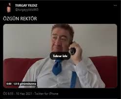 This photo is about top view, unrecognizable, vertical Turgay Yildiz Dan Melih Bulu Skeci Neyin Rektoruyum Bilemedim Tele1