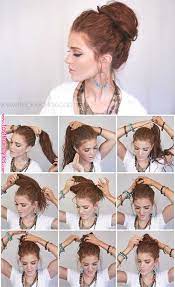 20 Stunningly Easy Diy Messy Buns When You Were A Kid I M Sure Your Mother Did Everythi Bun Hairstyles For Long Hair Messy Hairstyles Cute Bun Hairstyles