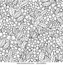Flower pattern for kids coloring pages are a fun way for kids of all ages to develop creativity, focus, motor skills and color recognition. Seamless Pattern Coloring Book Page With Different Little Flowers And Leaf In Zentangle Style Bla Pattern Coloring Pages Flower Pattern Design Coloring Pages
