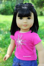 Americangirlfan Doll Hairstyle For Short Hair Quick And Easy American Girl Doll Hairstyles American Girl Hairstyles Doll Hair