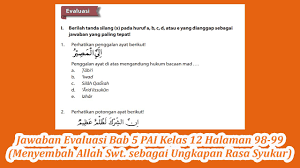 03 pdf kunci suplemen ktsp kelas 12 2015. Jawaban Evaluasi Bab 5 Pai Kelas 12 Halaman 98 99 Menyembah Allah Swt Sebagai Ungkapan Rasa Syukur Youtube