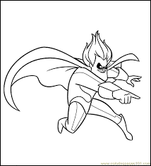 This suburban family can't live a quiet life, because they're not your typical family. Incredibles Coloring Pages 08 Coloring Page For Kids Free The Incredibles Printable Coloring Pages Online For Kids Coloringpages101 Com Coloring Pages For Kids