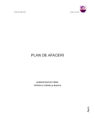 In scopul de a deveni platitor de tva. Plan De Afaceri Cofetarie Studocu