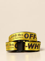 Off White Belt In Logoed Canvas Belt Off White Women Yellow Belt Off White Owrb009f20fab001 Giglio En Great news!!!you're in the right place for ceinture off white. off white belt in logoed canvas