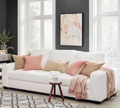 Pottery barn york sofa cons: Big Sur Square Arm Fabric Sofa Collection Pottery Barn