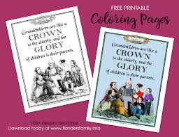 Flower coloring pages coloring pages to print printable coloring pages coloring sheets coloring pages for kids coloring worksheets coloring books pages doodle doodle art. It S Grandparents Day Free Coloring Page Flanders Family Homelife