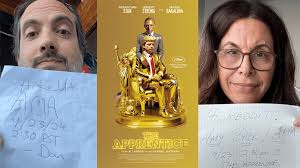 Hello Reddit! We are Dan Bekerman and Amy Baer, producers of THE  APPRENTICE. Trump sent our film a cease and desist letter. It releases in  theatres Oct. 11th anyway. It stars Sebastien Stan, Jeremy Strong, and  Maria Bakalova. Ask us anything! : r/movies