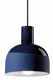 Caxixi Pendant Lamp In Blue Ceramic Ferroluce Ceramic Industrial Lighting Ref 20020341