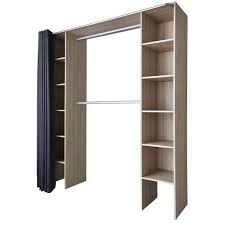 Dressing Tout En Un Extensible Avec Rideau Castorama Avec Castorama Dressing Extensible Rideau Toute Kleiderschrank Mit Vorhang Schrank Haus Und Heim