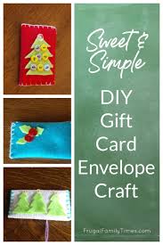 Read card making guides and tutorials for unique hand made cards today! Make Giving A Gift Card A Little More Special Diy Gift Card Envelope Frugal Family Times